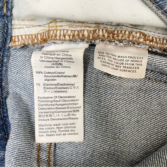 Madewell Classic Straight Leg Distressed Jeans Sz 28 - Picture 11 of 15